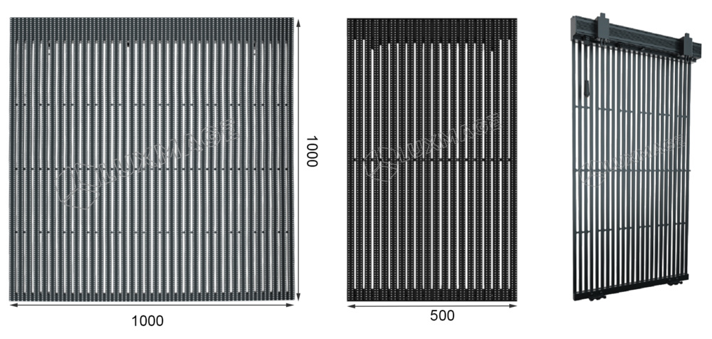 Led on sale screen mesh